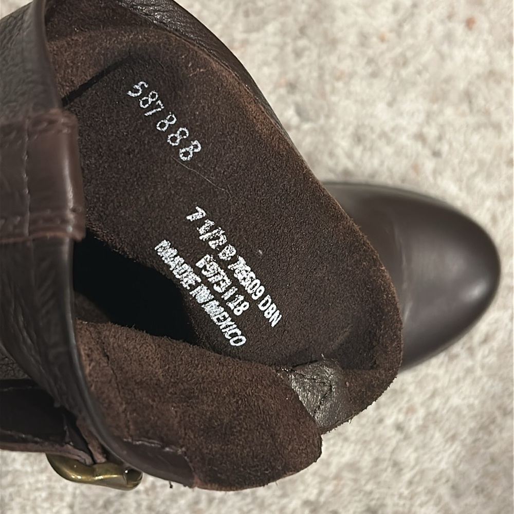 Frye Womens Veronica Leather Combat Boots - Picture 5 of 7